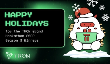 Happy Holidays for the TRON Grand Hackathon 2022 Season 3 Winners