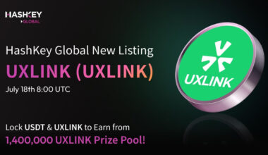 HashKey Global Launches 4th Launchpool：UXLINK (UXLINK) Lock USDT & UXLINK to Earn From 1,400,000 UXLINK Prize Pool